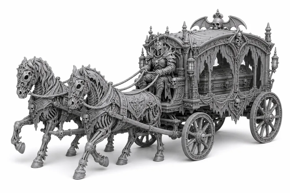 Carrosse noir — visuel de référence