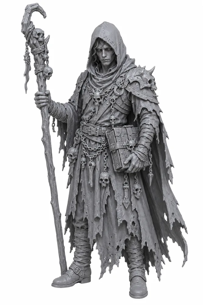 Acolyte nécromantique — visuel de référence